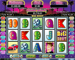 Big Shot Slot Screenshot at Silversands Casino