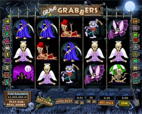 Screenshot of Grave Grabbers Casino Slot