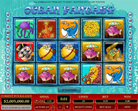 Screenshot of Ocean Fantasy Casino Slot