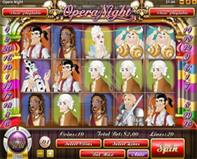 Screenshot of Opera Night Casino Slot