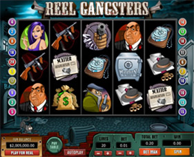 Screenshot of Reel Gangsters Casino Slot
