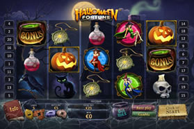 Screenshot of Halloween Fortune Slott